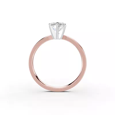 Boda Six Prong 1.5mm Comfort Fit Engagement Ring