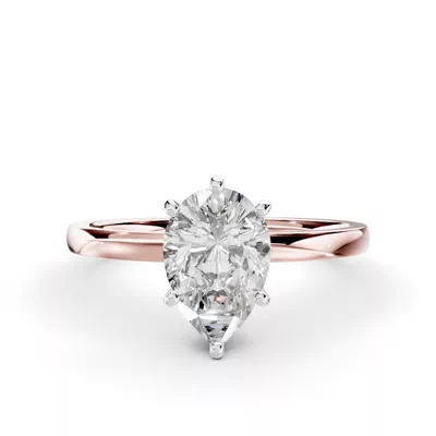 Boda Six Prong 1.5mm Comfort Fit Engagement Ring