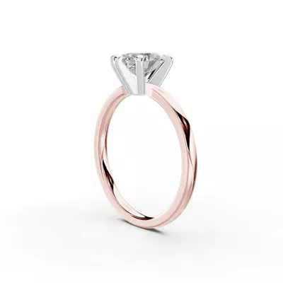 Boda Six Prong 1.5mm Comfort Fit Engagement Ring