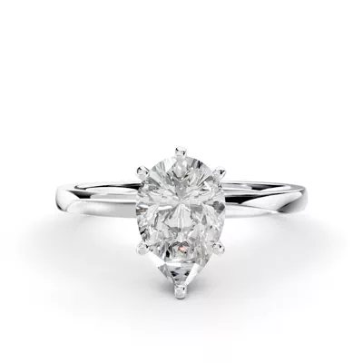 Boda Six Prong 1.5mm Comfort Fit Engagement Ring