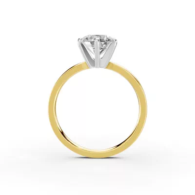 Boda Six Prong 1.5mm Comfort Fit Engagement Ring