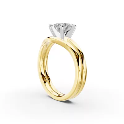 Boda Six Prong 1.5mm Comfort Fit Engagement Ring