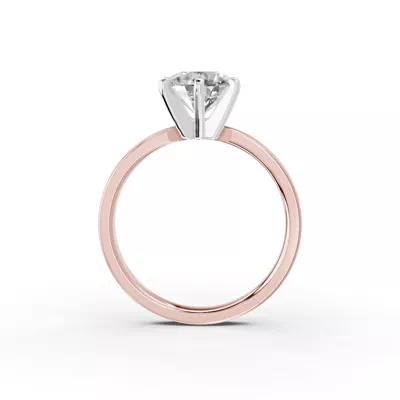 Boda Six Prong 2mm Comfort Fit Engagement Ring