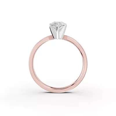 Boda Six Prong 2mm Comfort Fit Engagement Ring