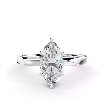 Boda Six Prong 2mm Comfort Fit Engagement Ring