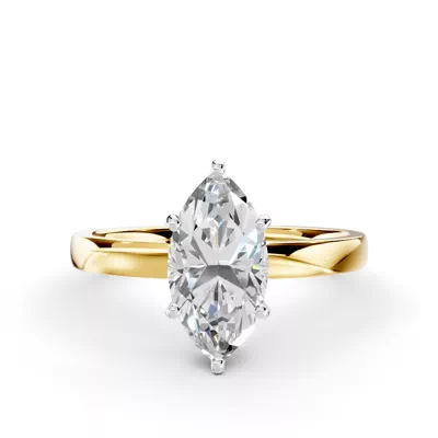 Boda Six Prong 2mm Comfort Fit Engagement Ring