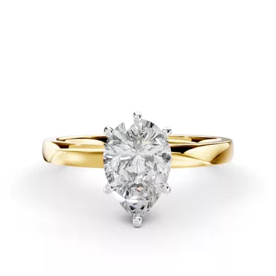Boda Six Prong 2mm Comfort Fit Engagement Ring