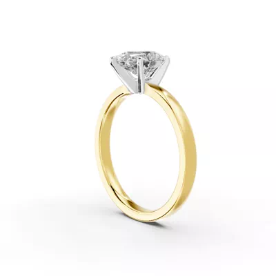 Boda Six Prong 2mm Comfort Fit Engagement Ring