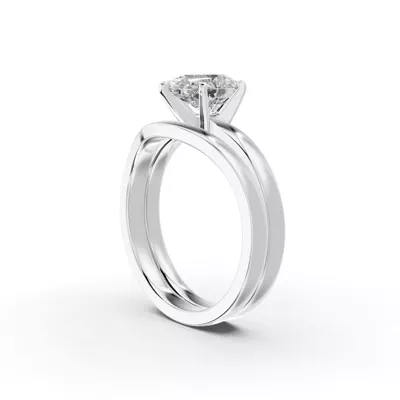 Boda Six Prong 2mm Comfort Fit Engagement Ring