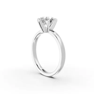 Boda Six Prong 2mm Comfort Fit Engagement Ring
