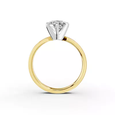Boda Six Prong 2.5mm Comfort Fit Engagement ring
