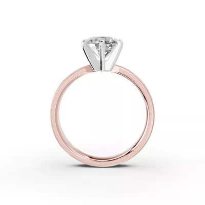 Boda Six Prong 3mm Comfort Fit Engagement Ring