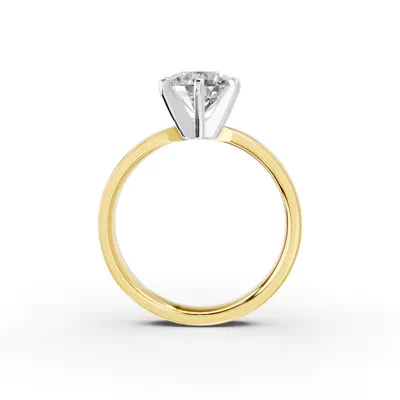 Boda Six Prong 3mm Comfort Fit Engagement Ring