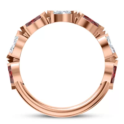 Adamina Ruby And Diamond Band
