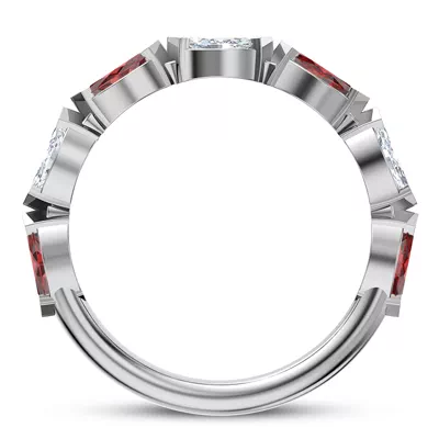 Adamina Ruby And Diamond Band