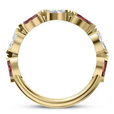 Adamina Ruby And Diamond Band