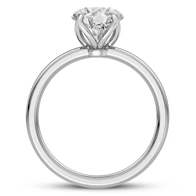 Tulip Double Split Prong Engagement Ring