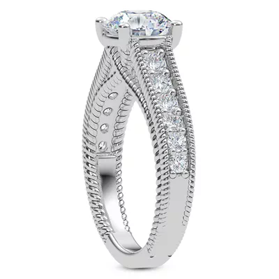 Lido Braided Diamond Engagement Ring