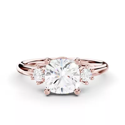 Marni Petite Three-Stone Engagement Ring