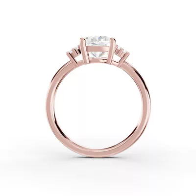 Marni Petite Three-Stone Engagement Ring