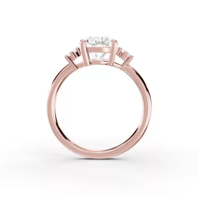 Marni Petite Three-Stone Engagement Ring