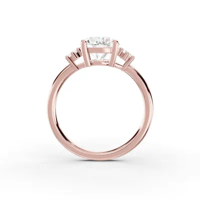 Marni Petite Three-Stone Engagement Ring