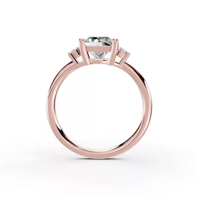 Marni Petite Three-Stone Engagement Ring