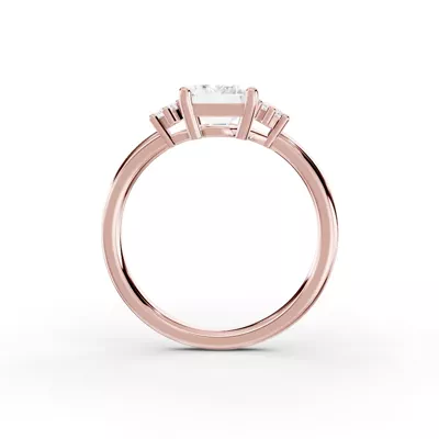 Marni Petite Three-Stone Engagement Ring