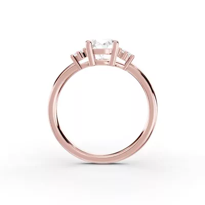 Marni Petite Three-Stone Engagement Ring