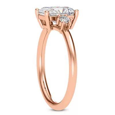 Marni Petite Three-Stone Engagement Ring