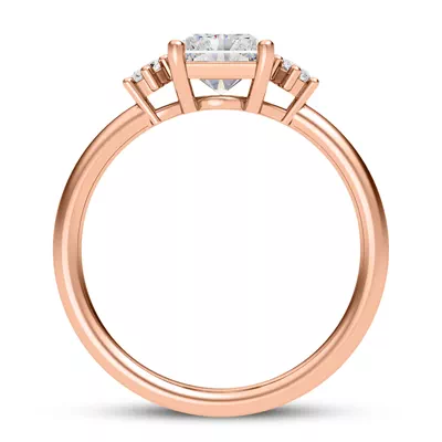 Marni Petite Three-Stone Engagement Ring