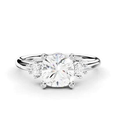 Marni Petite Three-Stone Engagement Ring