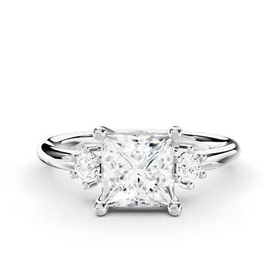 Marni Petite Three-Stone Engagement Ring