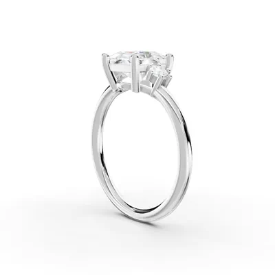 Marni Petite Three-Stone Engagement Ring