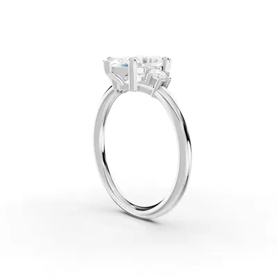 Marni Petite Three-Stone Engagement Ring