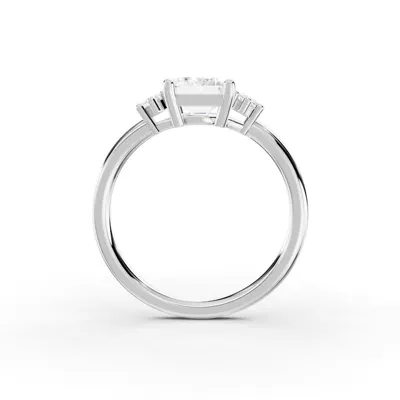 Marni Petite Three-Stone Engagement Ring