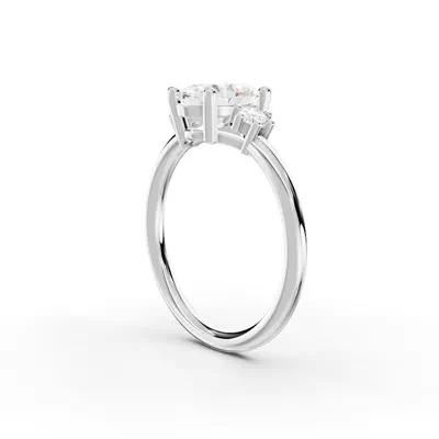 Marni Petite Three-Stone Engagement Ring