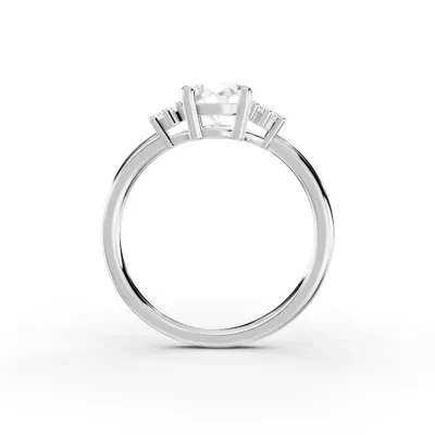Marni Petite Three-Stone Engagement Ring