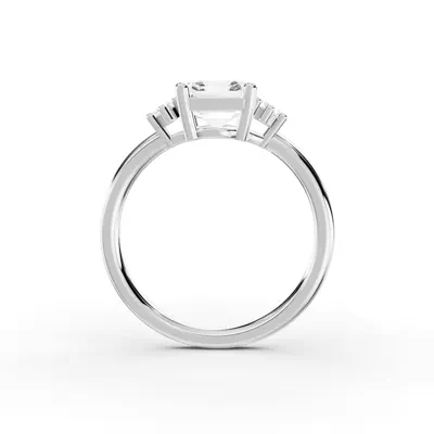 Marni Petite Three-Stone Engagement Ring