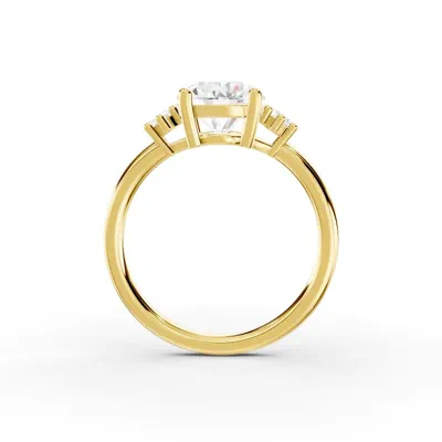 Marni Petite Three-Stone Engagement Ring