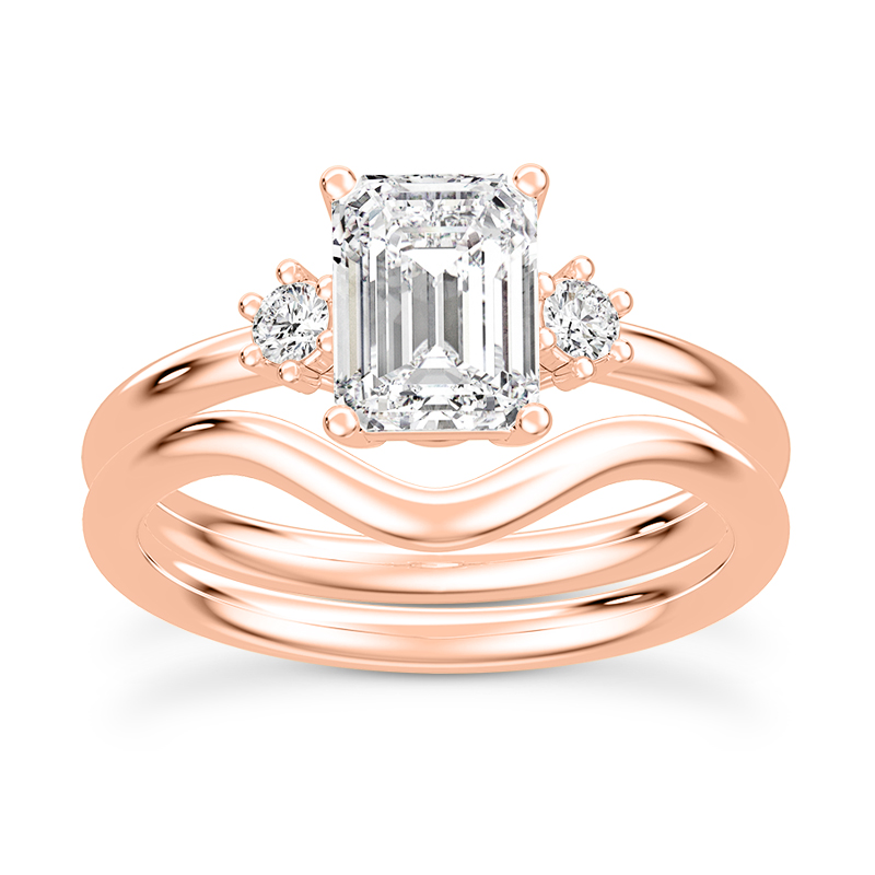 Marni Petite Three-Stone Engagement Ring