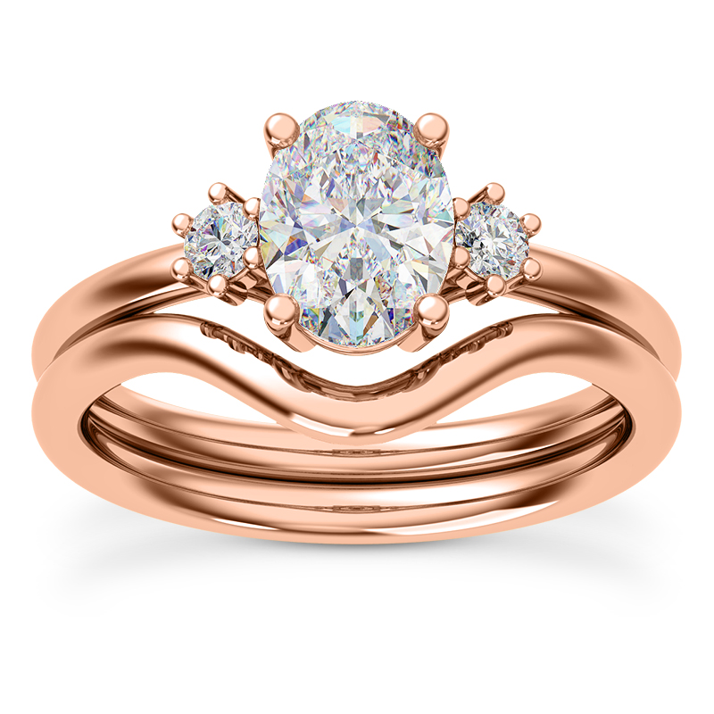 Marni Petite Three-Stone Engagement Ring