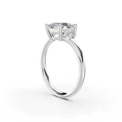 Marni Petite Three-Stone Engagement Ring