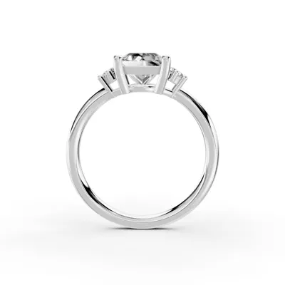 Marni Petite Three-Stone Engagement Ring
