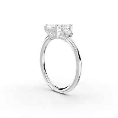 Marni Petite Three-Stone Engagement Ring
