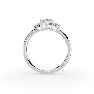 Marni Petite Three-Stone Engagement Ring