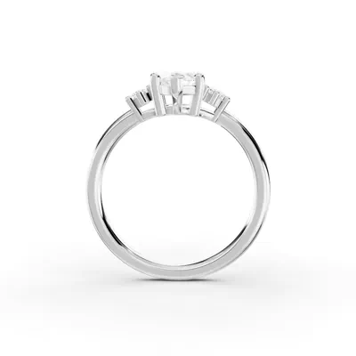 Marni Petite Three-Stone Engagement Ring