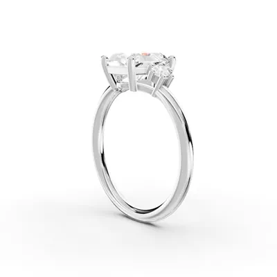 Marni Petite Three-Stone Engagement Ring