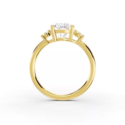 Marni Petite Three-Stone Engagement Ring