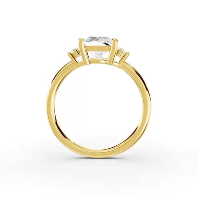 Marni Petite Three-Stone Engagement Ring